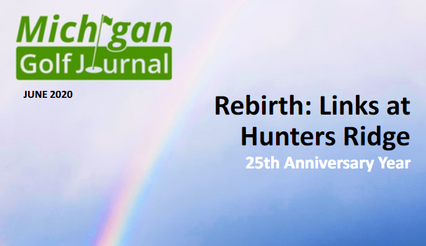 Rebirth: Links at Hunter Ridge 25th Anniversary Year banner